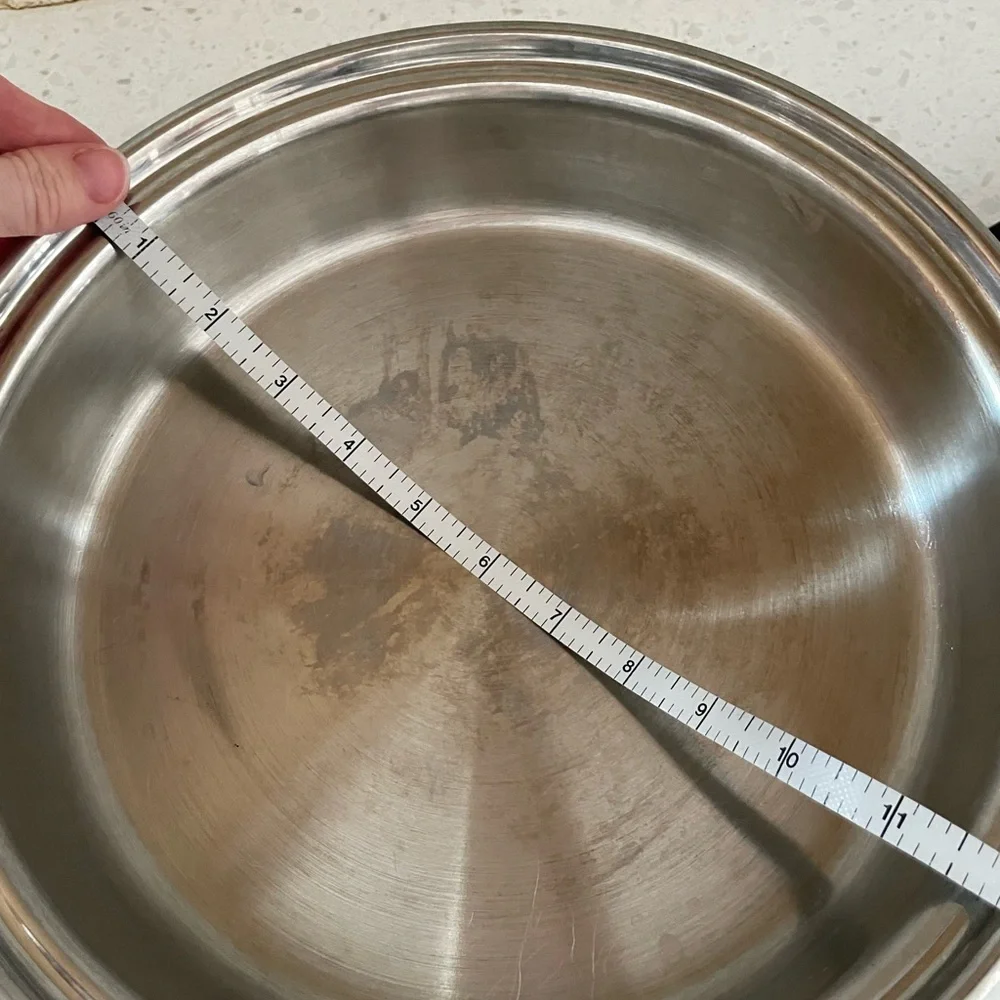 Vintage Amway Queen 3 Ply18/8 Stainless Steel 10-1/2